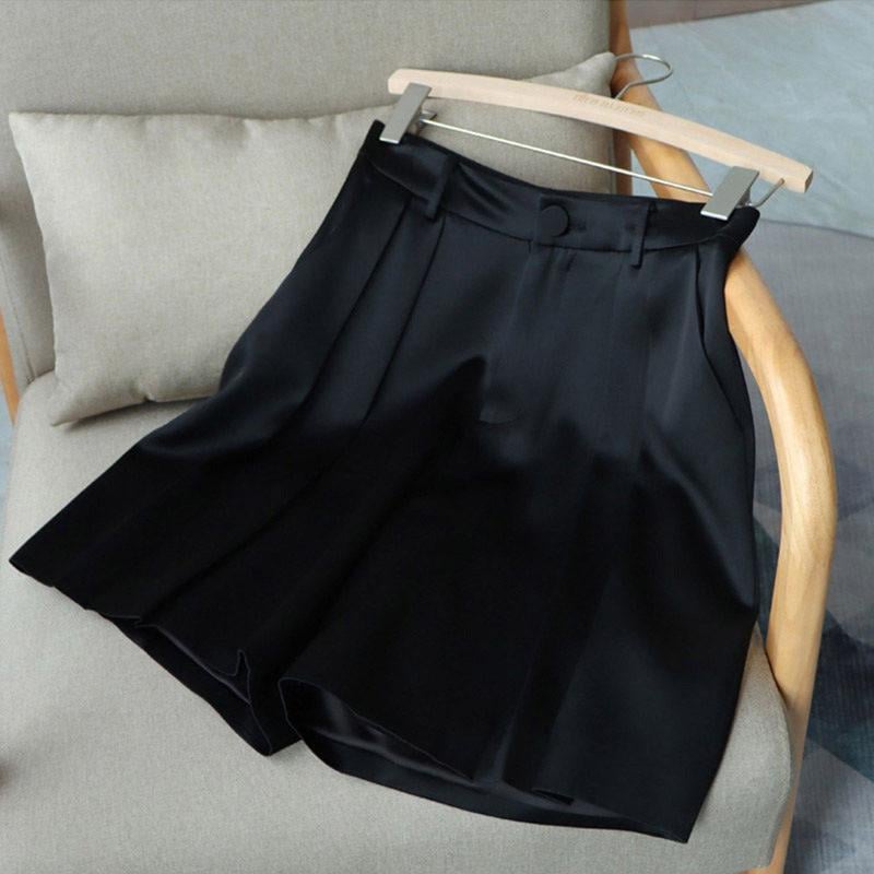 夏新作 ショートパンツ ハーフパンツ レディース ひんやり 涼感 短パン カジュアル 通勤 OL 無地 カジュアル系 柔らかい 5,349円