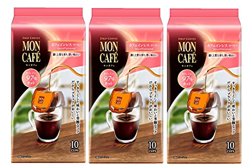 モンカフェ カフェイン レス 上品な 【代引不可】 コーヒー 10P3袋