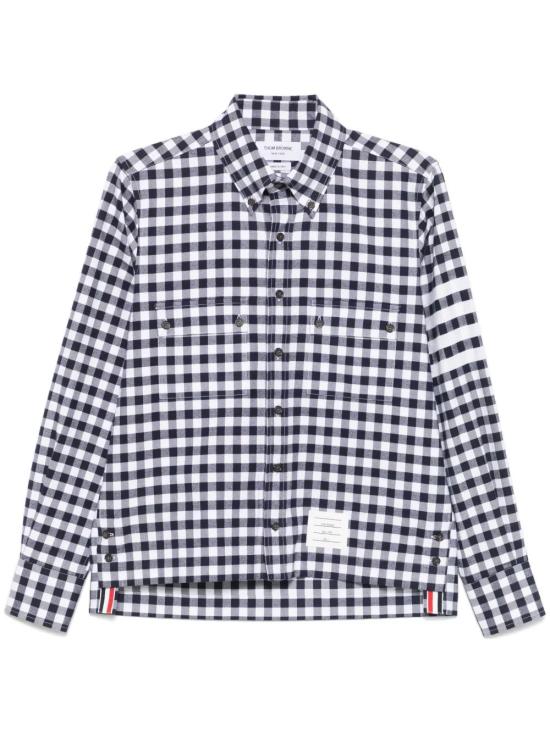 THOM BROWNE Men Shirts MWL417AF0945 415 NAVY