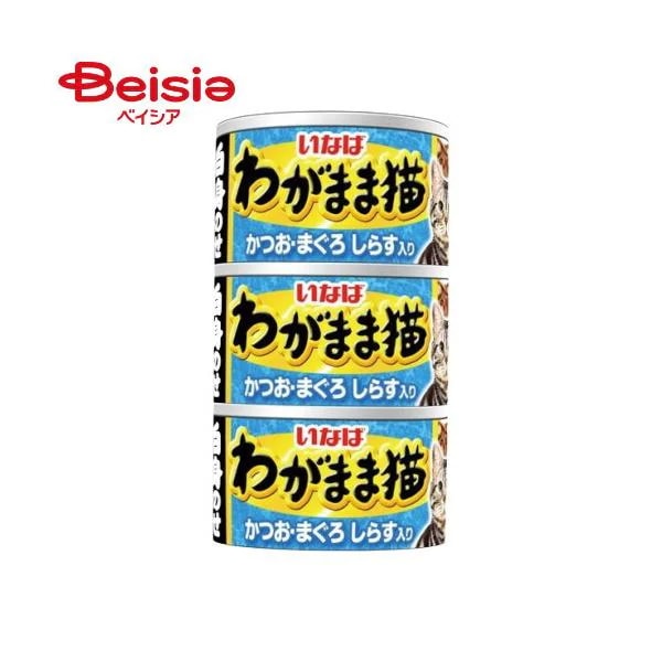 いなばペットフード 猫白身のせつおまぐろしらす140ｇ×3缶×18個 ペット