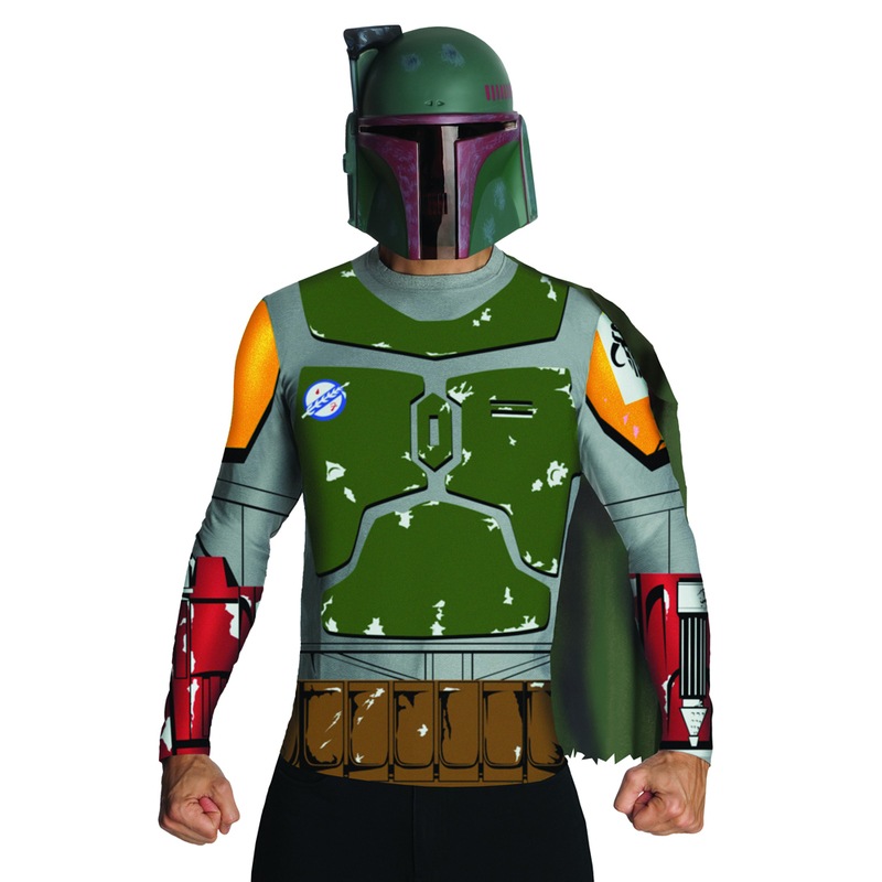 コスプレ 仮装 ボバフェット トップス＆マスク L 【 コスプレ 衣装 ハロウィン 仮装 コスチューム スターウォーズ グッズ 映画キャラクター 正規ライセンス品 公式 大人用 余興 パーティーグッズ