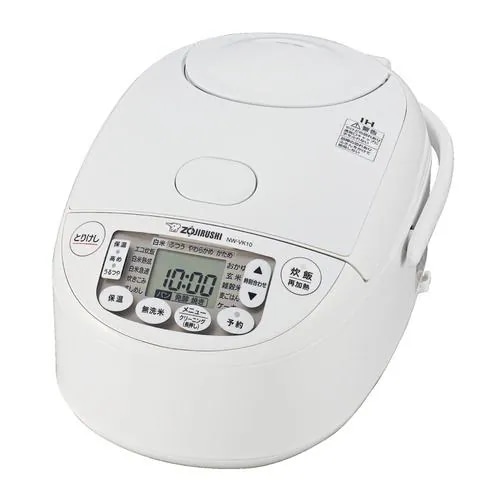 象印マホービン NW-VK10-WA IH炊飯ジャー 極め炊き 黒まる厚釜採用 5.5合炊き ホワイト