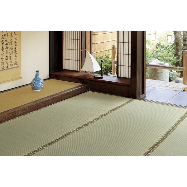 158002730 国産い草カーペット 琥珀 江戸間3畳 174×261 メーカー直送