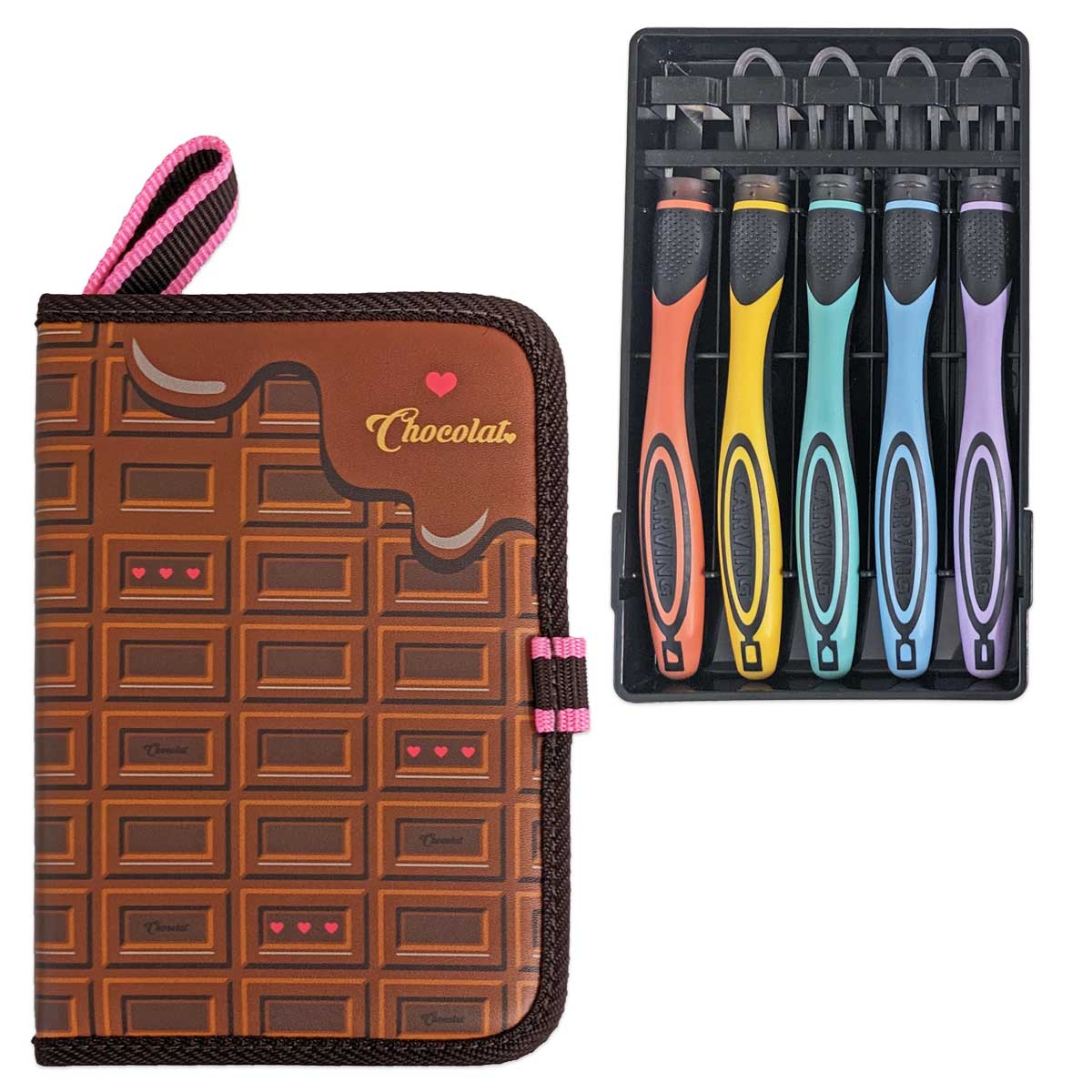 Qoo10] 彫刻刀セット ショコラ 2WAY GRI
