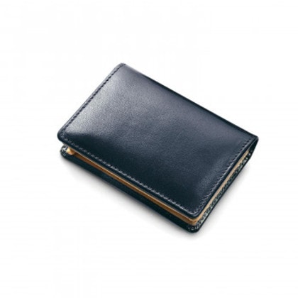 Rc イタリアン革 名刺入れ ネイビーブルー 35506980