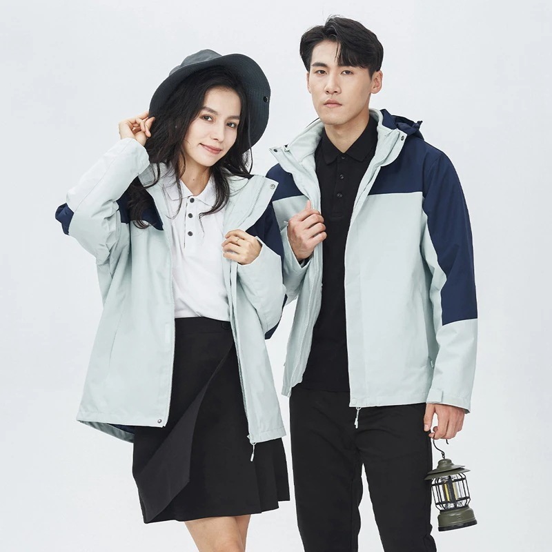23 アウトドア スリープルーフ ジャケット メンズ 防風 防水 登山スーツ 防汚 保温 2点セット 秋冬 旅行 ウインドブレーカー 女性