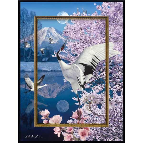 ユーパワー クリスチャン/リース/ラッセン ビッグアート Mサイズ 「マウント フジ」