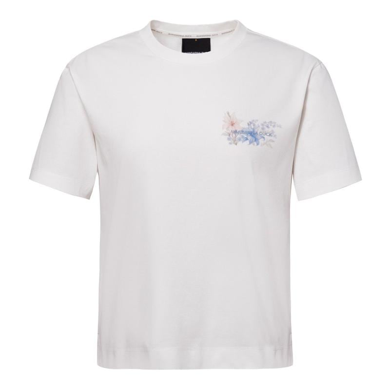 女性ボタニカルグラフィックTシャツ HERITAGE H7S09978