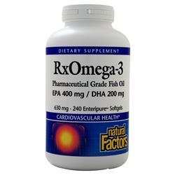NATURAL FACTORS社　RxOmega-3 ファクターズ 240ソフトジェルカプセル
