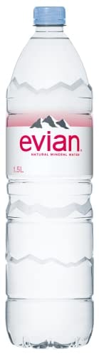 Evian(エビアン) 伊藤園 evian 硬水 ミネラルウォーター ペットボトル 1.5L12本 [正規輸入品]
