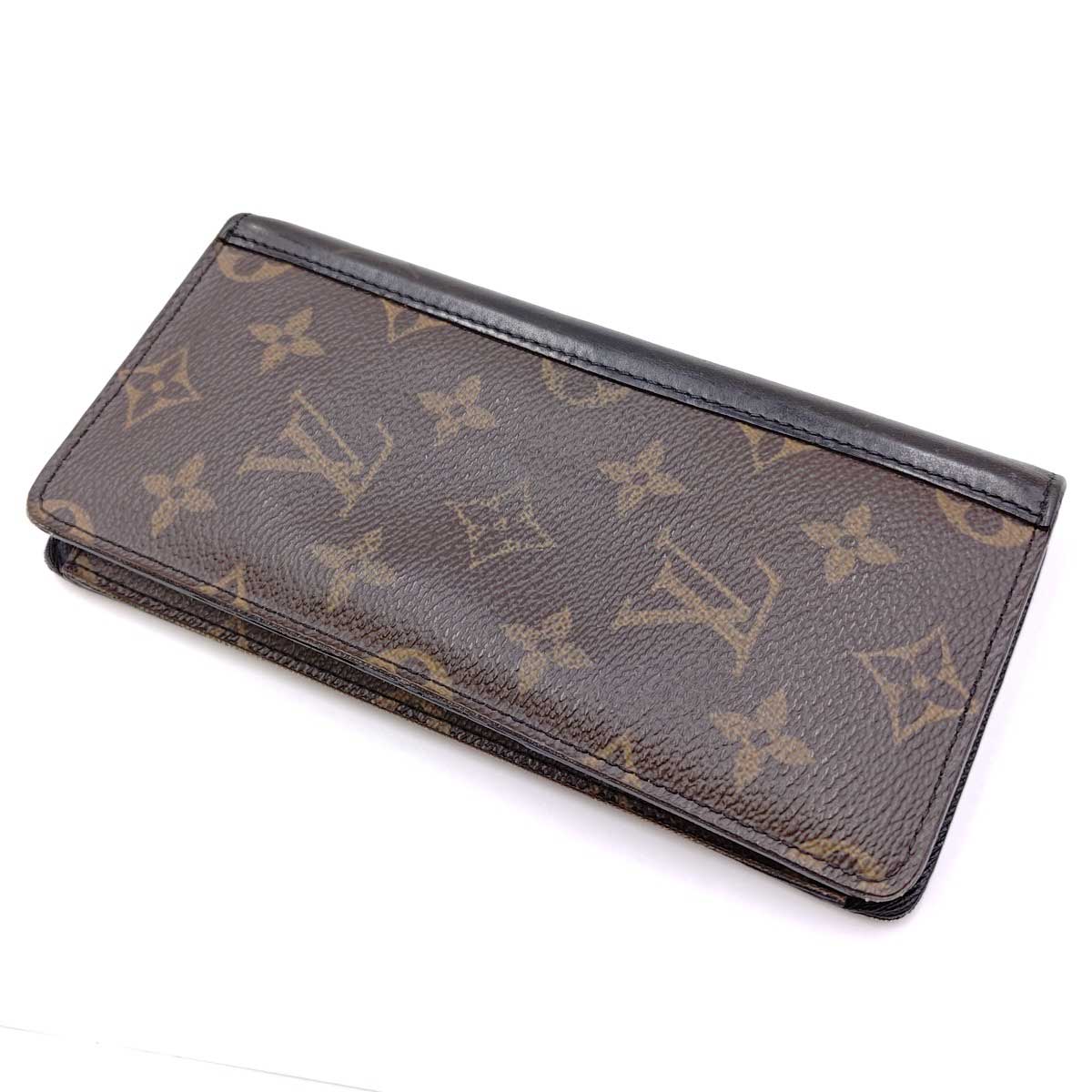 【中古】ルイ・ヴィトン M93800 モノグラムマカサー ポルトフォイユ タノン 二つ折り 長財布 ウォレット Louis Vuitton