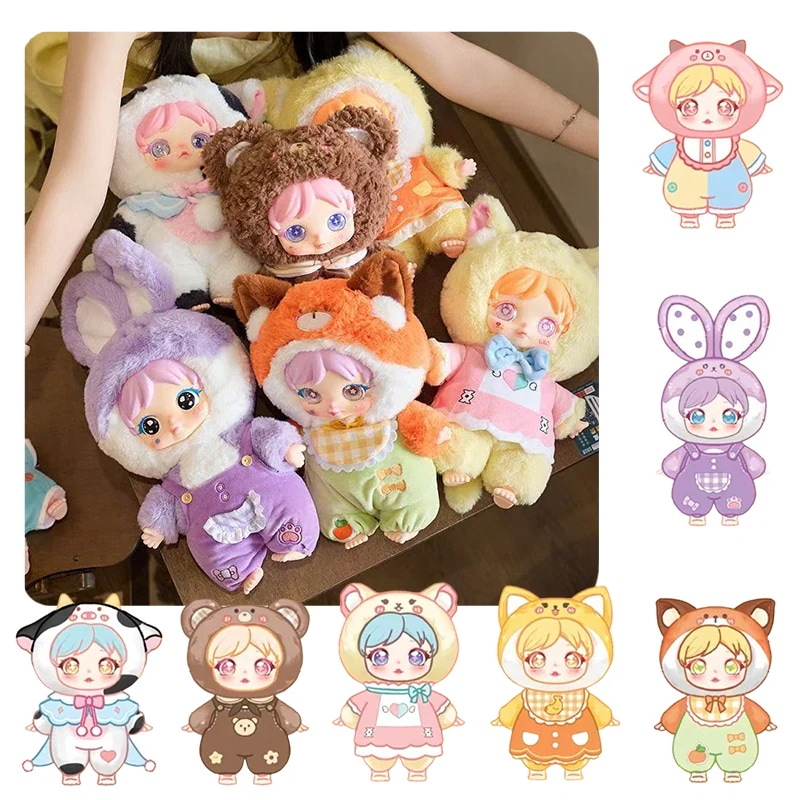 【3日出荷!公式正規品】エイミー(Amy)のキャンディーポットスピリット400% 極ふわ毛足 ぬいぐるみ ブラインドボックス トレンドトイ かわいいデスクデコ
