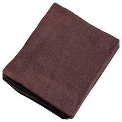 ミューファン 抗菌フェイスタオル #220(12枚入り)茶