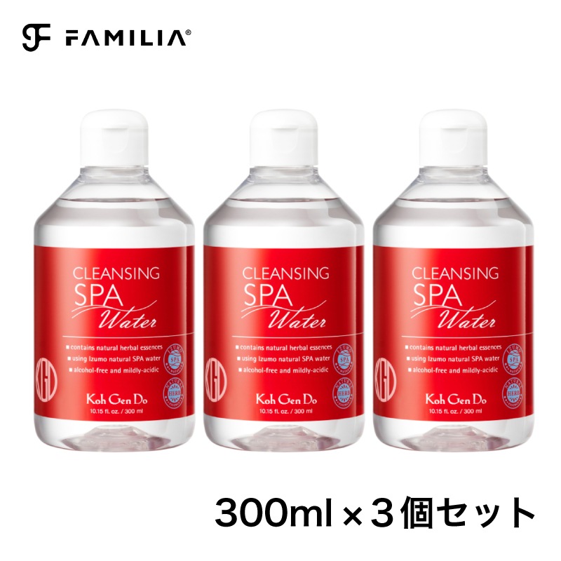 江原道 クレンジングウォーター 300ml ３個セット 弱酸性 W洗顔 メイク落とし マツエク 敏感肌 こうげんどう コウゲンドウ Koh Gen Do