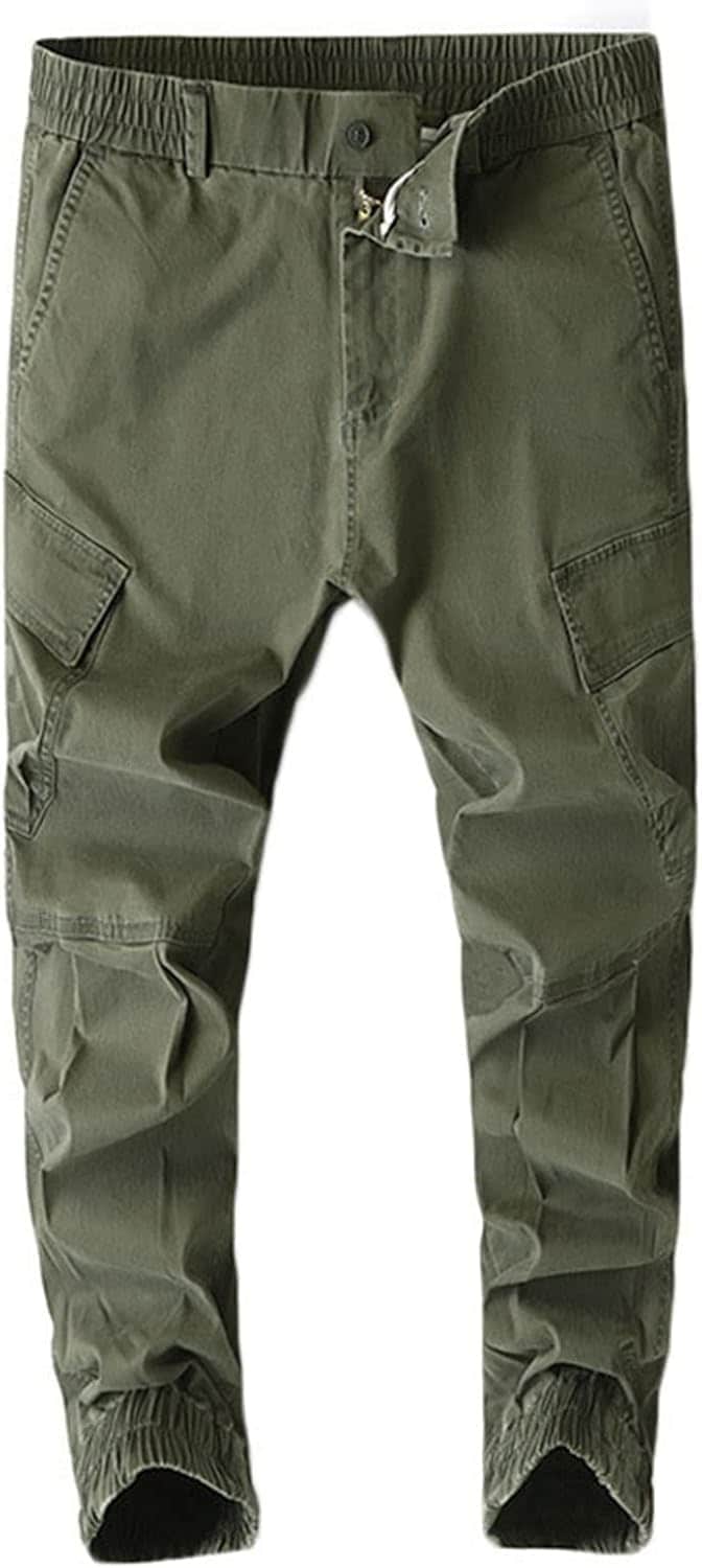 春秋 カーゴパンツ メンズ ミリタリーパンツ 大きいサイズ アウトドア デーパートパンツ 細身 カジュアル マルチポケット 機能性 ロングパンツ 脚長 アメカジ コットン 通気 快適 作業着