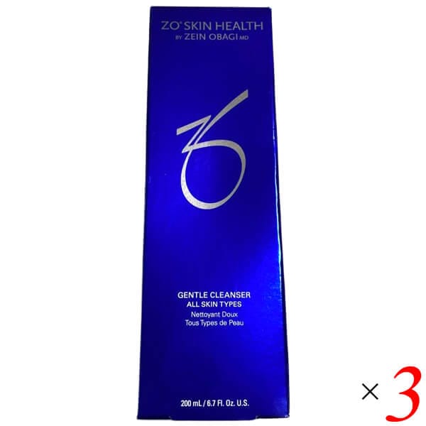 ゼオスキンヘルス ジェントルクレンザー 200ml 3本セット
