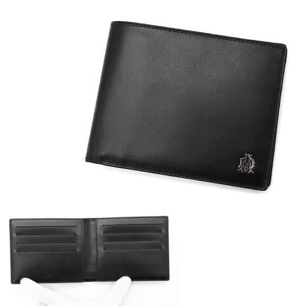 二つ折り財布 折り畳み L2R330A SHORT WALLET 財布 小銭入れ無し ブラック