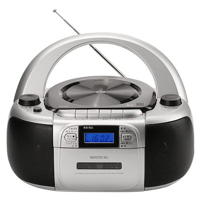 ラジオカセットレコーダー AM/FM ソニー CDラジオカセットレコーダー FM/AM対応 ワイド液晶