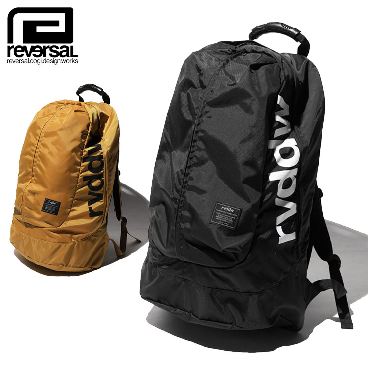 REVERSAL リバーサル バックパック NEW GIANT BAG rvbs025 メンズ レディース ストリート系 ファッション ブラック カーキ
