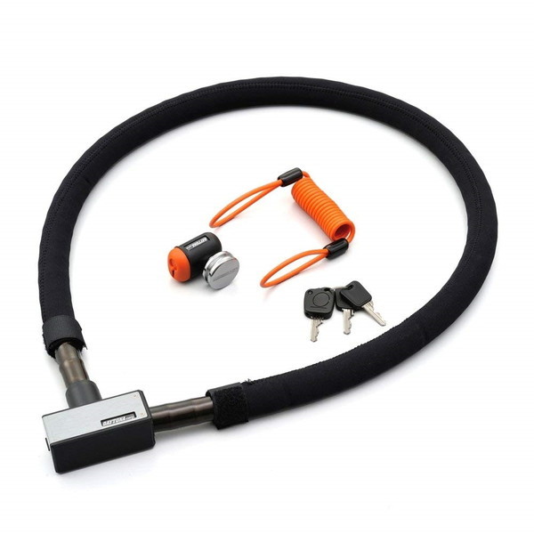 D97676 シルバー [ストロンガーロック ディスクロック＆スチールリンク 1200mm]