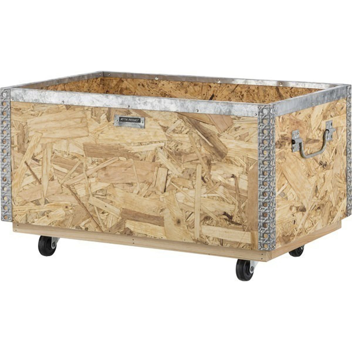 スタッキングボックスL キャスター付 LFS-172 スタッキング 積み重ね 取っ手 収納ボックス 収納箱 収納 整理 整頓 道具入れ インテリア リビング ダイニング アウトドア キャンプ ガレージ