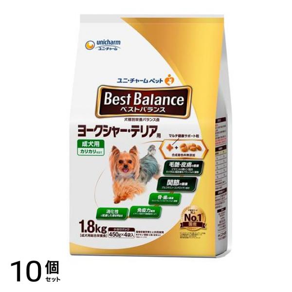 ベストバランス カリカリ仕立て ヨークシャー・テリア用 ドッグフードヨークシャー・テリア用 1kg 10個セット