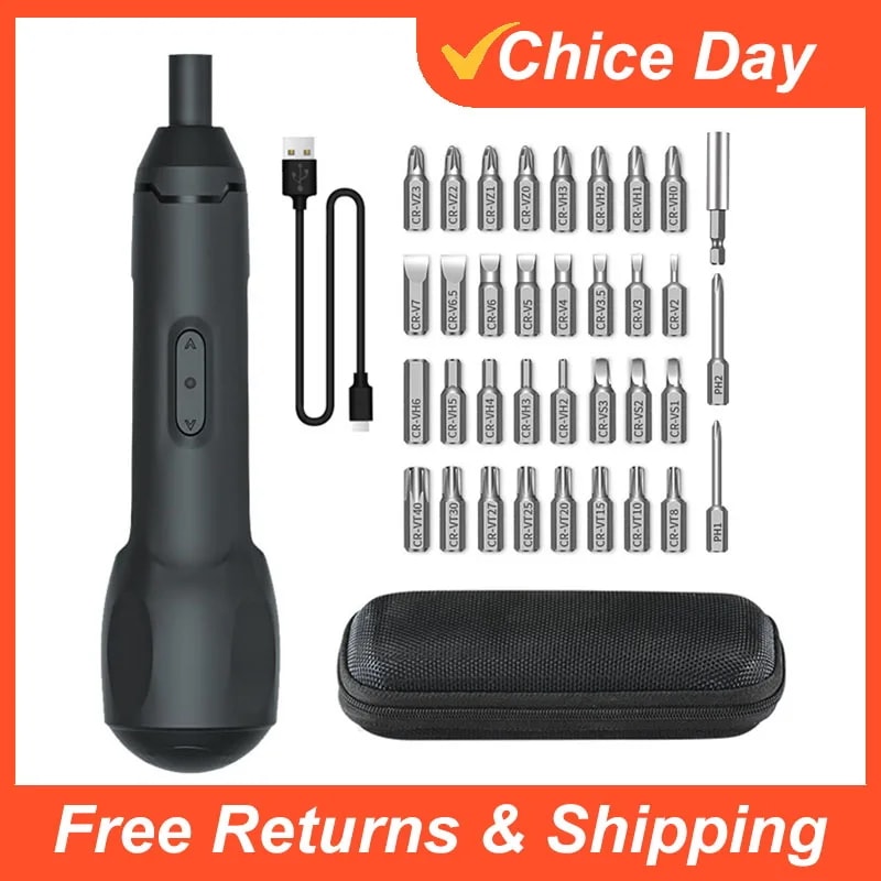 Xiaomi-コードレスドライバー,充電式,多機能,手動および自動 - 1420