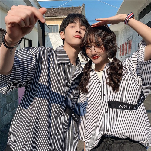 カップルおそろコーデシャツレディースペアルックシャツメンズペア服彼氏友達カップルお揃いコーデカップル カジュアルシャツ 超大特価 Vivalafocaccia Com