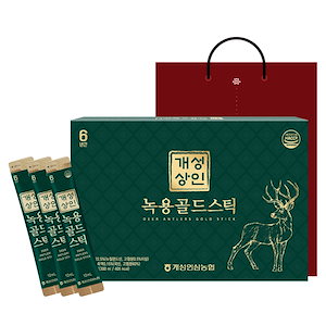 個性商人鹿茸ゴールドスティック30包+ショッピングバッグ/韓国紅参コレクション短納期