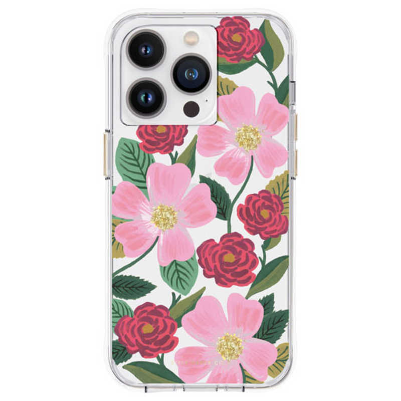 Rifle Paper　iPhone 14 Pro Rifle Paper Co. - Rose Garden 3.0m落下耐衝撃・抗菌・リサイクル素材 Rose Garden　RP049818