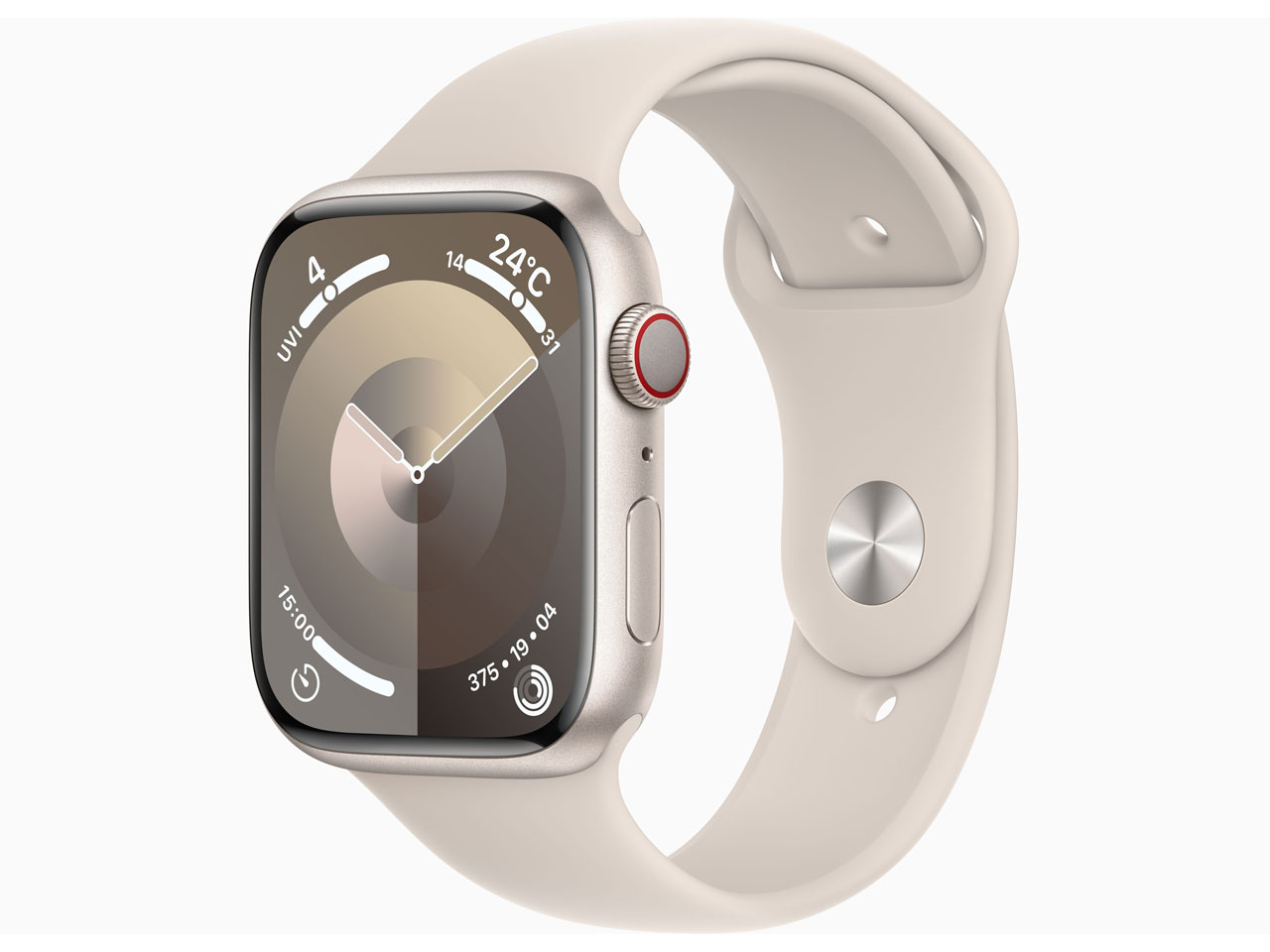 【新品未開封品】Apple Watch Series 9 GPS+Cellularモデル 45mm MRM93J/A [スターライトスポーツバンド M/L]