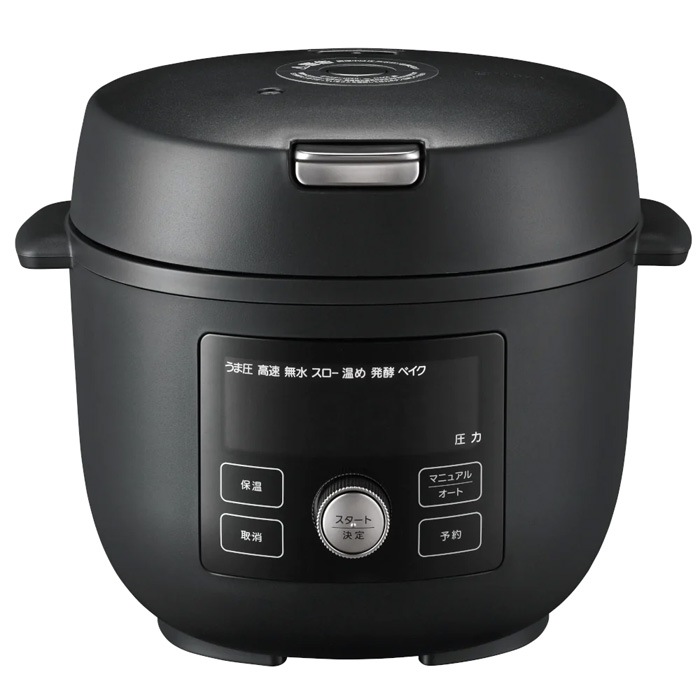 電気圧力鍋 TIGER COOKPOT タイガークックポット COK-A220-KM マットブラック