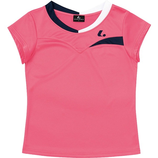 LUCENT（ルーセント） Ladies ゲームシャツ（襟なし） ピンク テニス XLH2321 レディース
