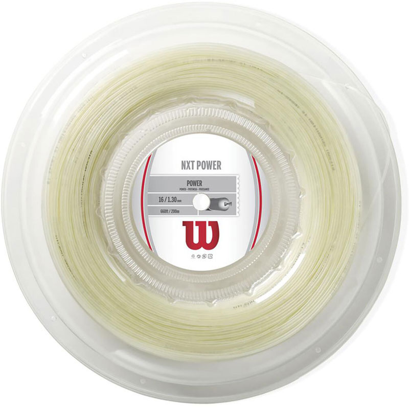 Wilson(ウイルソン) NXT POWER 16 200M REEL テニス 硬式ガット (wrz912600)