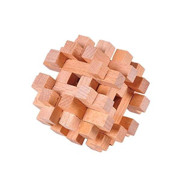 値引きする  3D LMCLJJ Wooden Think Logical Your Kids-Challenge for Puzzles Interlocking Cube Puzzle Teaser Brain ジグソーパズル