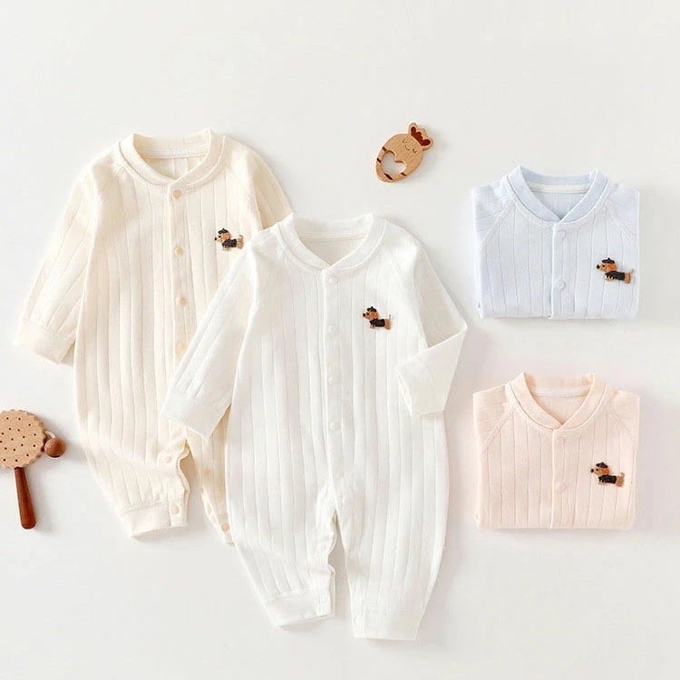 【1つ買うと1つ無料】【メガ割 】ロンパース 長袖 女の子 男の子 ベビー 新生児 綿100％ カバーオール キッズ 退院着 あったか ベビーロンパース おしゃれ 前開き 赤ちゃん ベビー服 可愛い