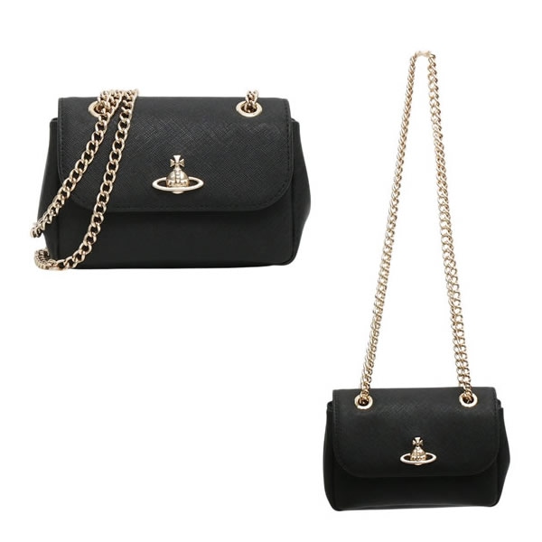 ショルダーバッグ SMALL PURSE CHAIN 鞄 5c01000bw-l001n-n402 ブラック N402