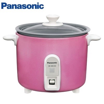 パナソニック 1.5合炊き 炊飯器 ミニクッカー SR-MC03-P ピンク【送料無料】