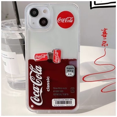 Qoo10] iPhone17 ケースリキッドコカコー : スマホケース・保護フィルム