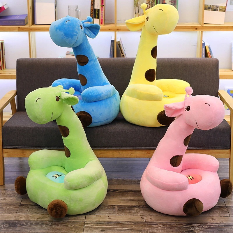 【人気商品】子供ソファー 45*70cm 座布団 全4カラー キリン Giraffa 座椅子 ミニソファー ソファー 子供用 一人掛け キッズソファー 子供用ソファー こどもソファー 子供用家具 子供
