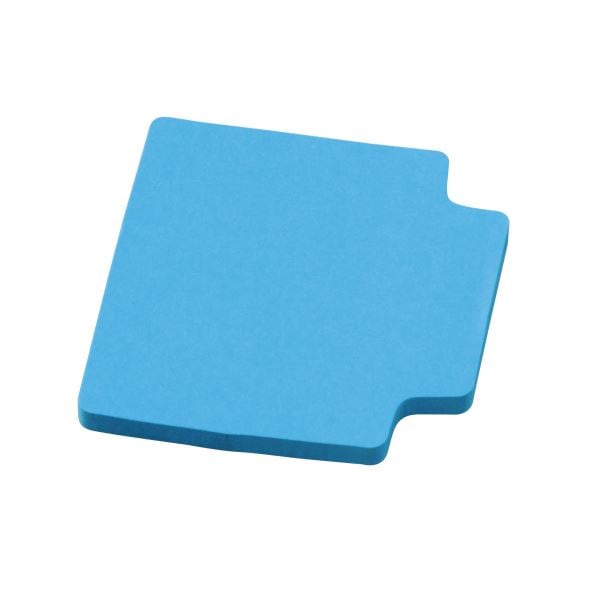 (まとめ) ライオン事務器ふせん［リペタ］ 貼ってはがせるインデックスメモ 70×70mm ネオンブルー RL-21 1冊 (×50セット)