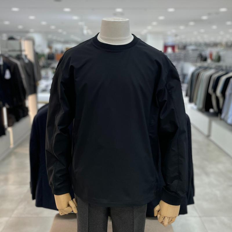 ドローストリングウーブンマントゥメン_AGE4TR1601_BK_DG