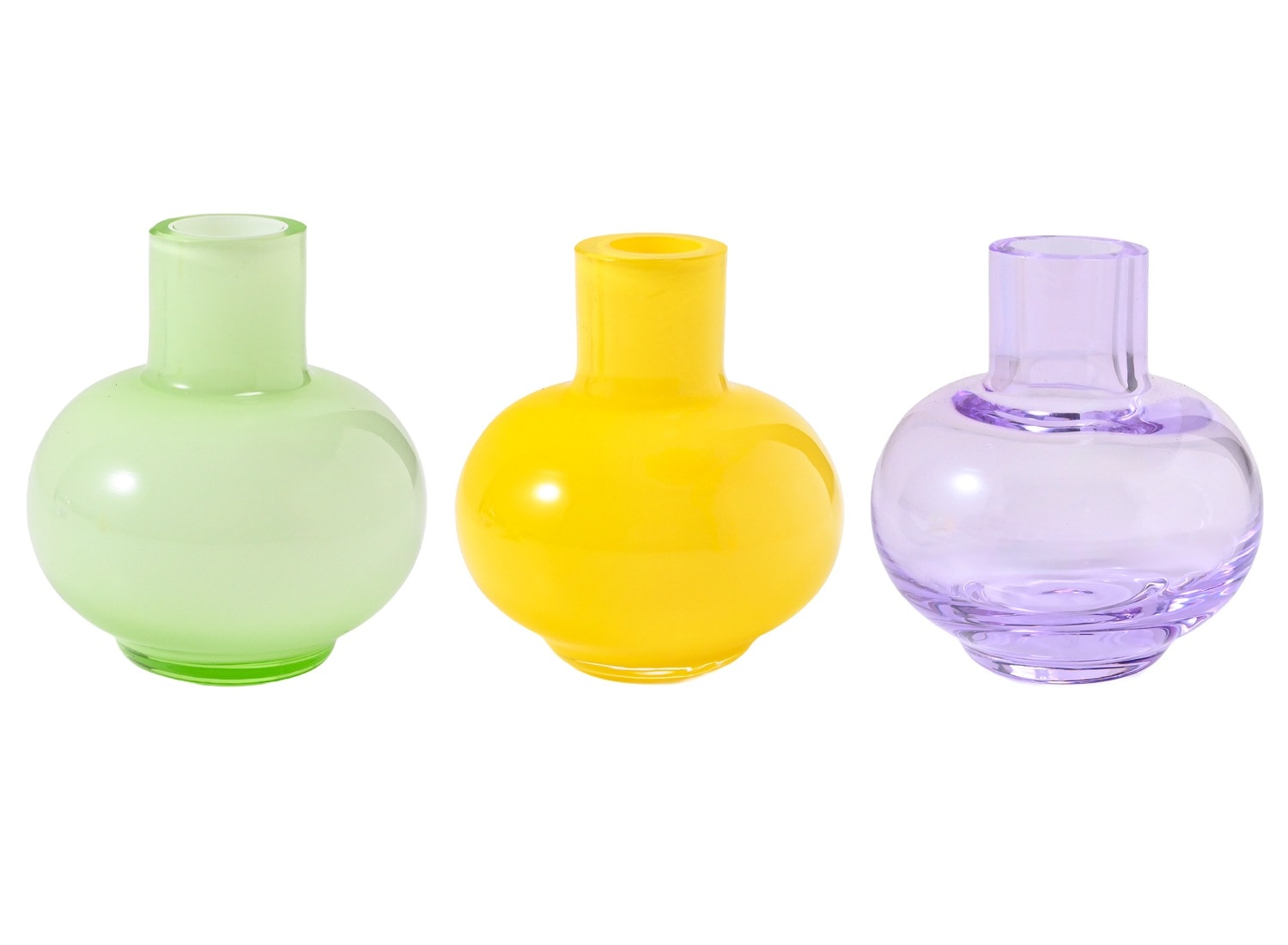 ベース ミニ 花瓶 3個セット イエロー グリーン アメジスト 74412 074412 123 北欧デザイン オブジェ インテリア 11,850円