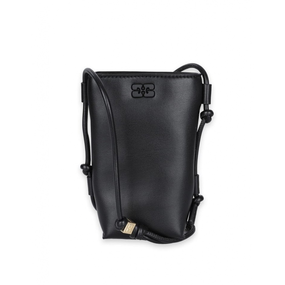 24 F/W GANI レディース BOU ミニレザークロスバッグ (ブラック) A5956 099