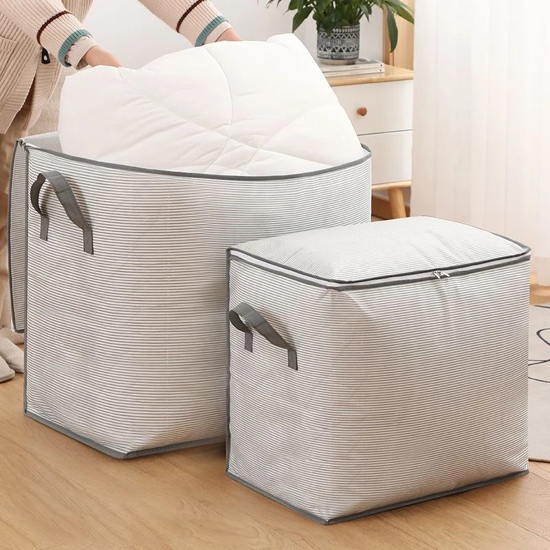 納期14-21日大きな掛け布団収納バッグ,防塵ワードローブ,衣類オーガナイザー,家庭用毛布,ジッパー式ソートバッグ,移動バッグ,収納ボックス