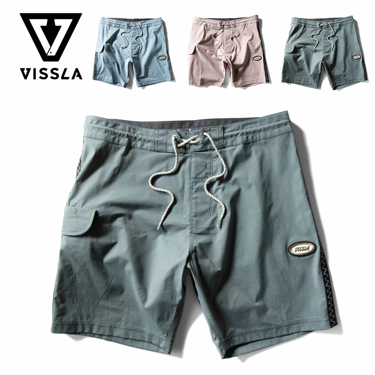 ボードショーツ メンズ トリップアウト 17.5インチ ボードショーツ TRIP OUT BOARDSHORT サーフパンツ ビスラ 水着 スイムウェア サーフィン ビーチ 海 プール