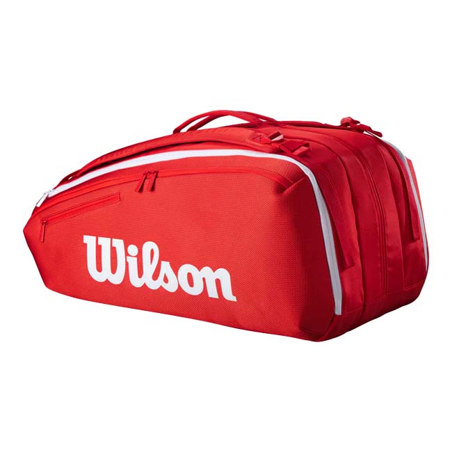 １５本収納 ウィルソン(Wilson) 2025 SUPER TOUR 15PK スーパーツアー15PK ラケットバッグ WR8036601001 レッド(25y4m)