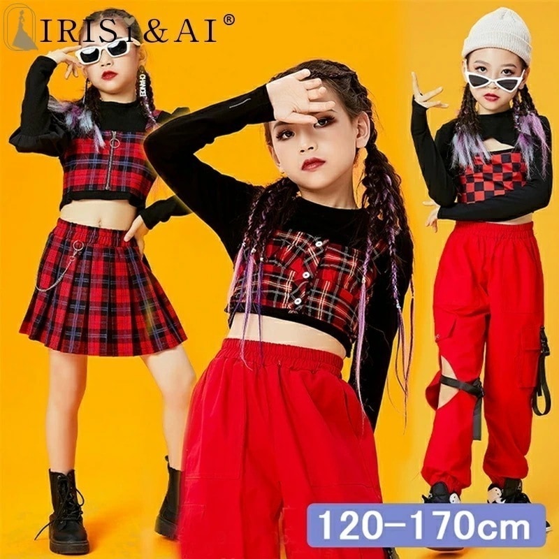 【大好評！最安値挑戦!】キッズダンス衣装 セットアップ ヒップホップ 派手 ダンス衣装 セットアップ 上下 トップス パンツ スカート 子供 キッズ ダンス 衣装 かっこいい 子ども服 ジュニア チー