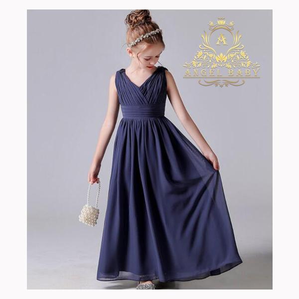 発表会 ドレス ジュニア ワンピース 演奏会 結婚式 フィッシュテールドレス キッズドレス 七五三 コンクール 140 150 160 4,581円