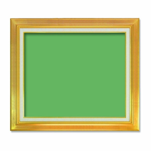 ( 油額 ) 油絵額 キャンバス額 金の油絵額 銀の油絵額 F12号 606×500mm ゴールド 額 額縁 フレーム